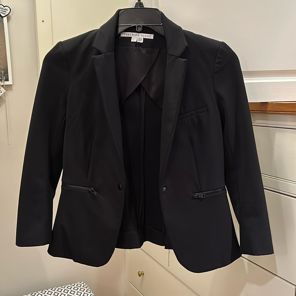 Veronica beard school boy scuba blazer